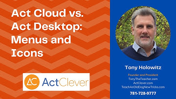 Act Premium Cloud vs. Act CRM Desktop: Menus and Icons