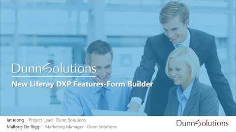 New Liferay DXP Features-Form Builder