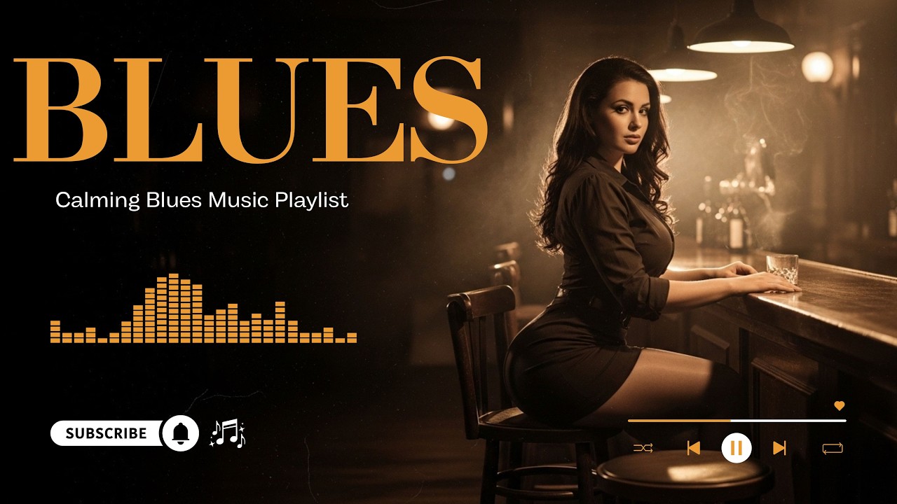 Whiskey Blues Chill Melodies | Relaxing Slow Blues Soulful Guitar Vibes 🎸