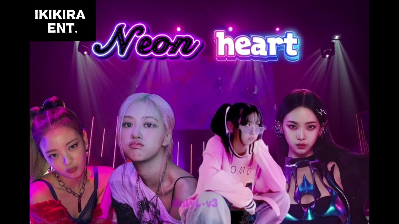 0nlylv3-Neon Heart (네온 Heart)Official lyrics video @Ikikiraent 