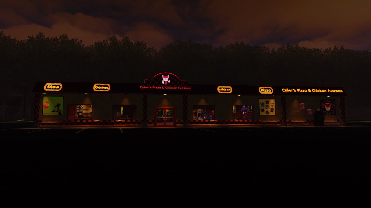 ROBLOX Cyber's Pizza & Chicken Funzone - Paradise, Arizona - Store Tour (New Version) 