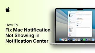 How to Fix Mac Notification Not Showing in Notification Center