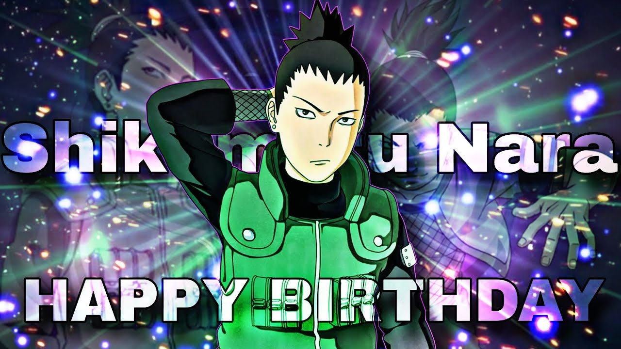 Shikamaru Nara Edit - AMV 4K || Shikamaru Nara Birthday Status 🎂