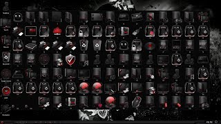 7tsp and iPack DarkRed Icon Pack v2 for Windows® 7 w8 8.1 w10 4K