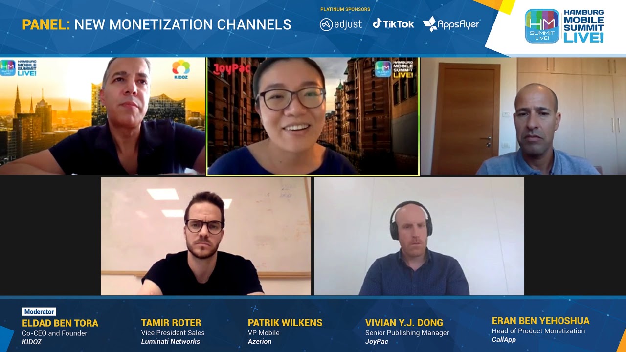 Panel: New monetization channels - Kidoz, Luminati, Azerion, JoyPac, CallApp