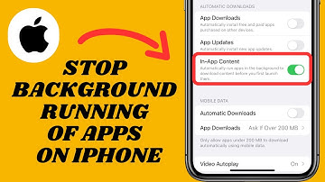Stop Background Running Of Apps On iPhone | 2025 Update