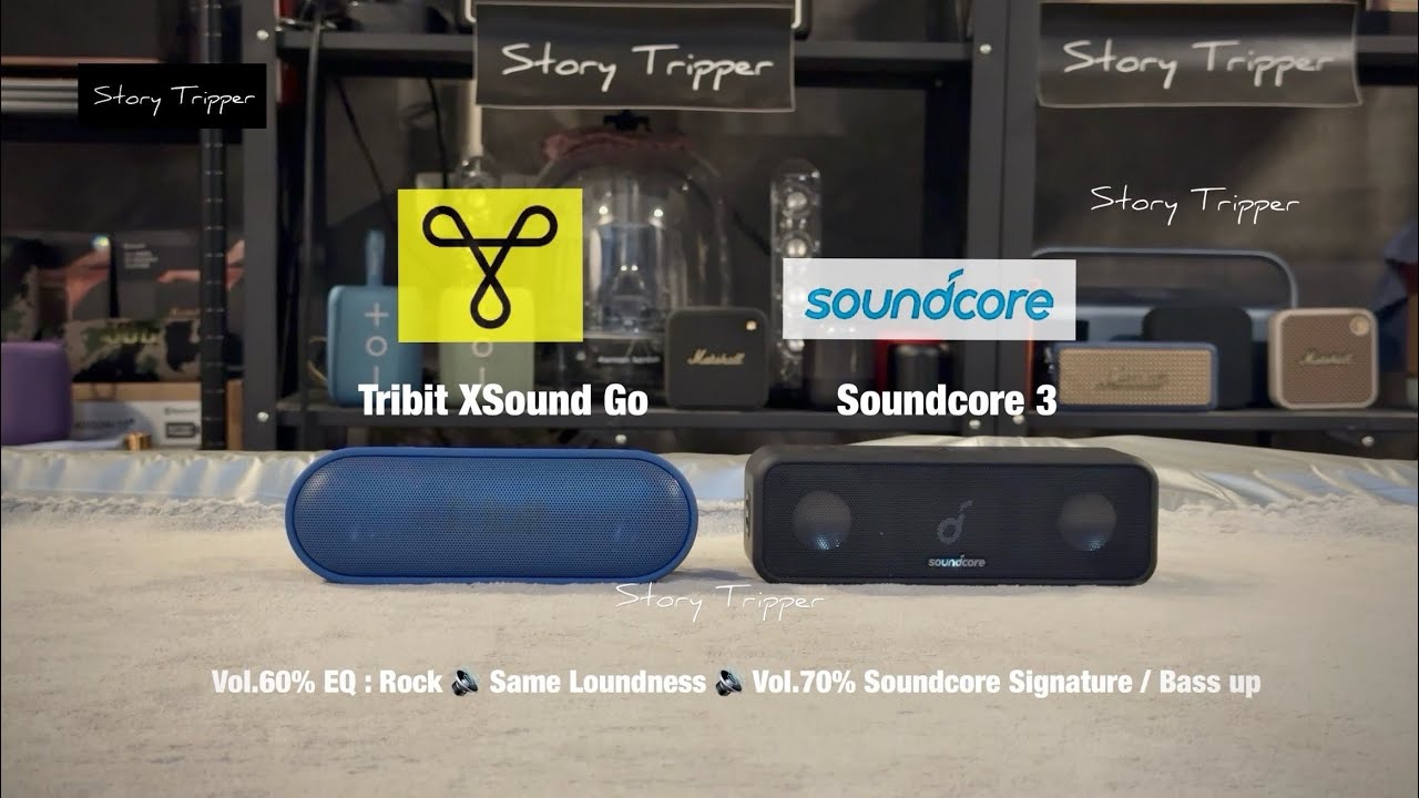 Tribit XSound Go против Soundcore 3