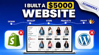 I Built a $5,000 ECOMMERCE Website Using AI | Shopify Alternative (No Code)