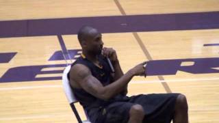 Kobe Bryant's blackout training KOBE BASKETBALL ACADEMY 2011 Q&A