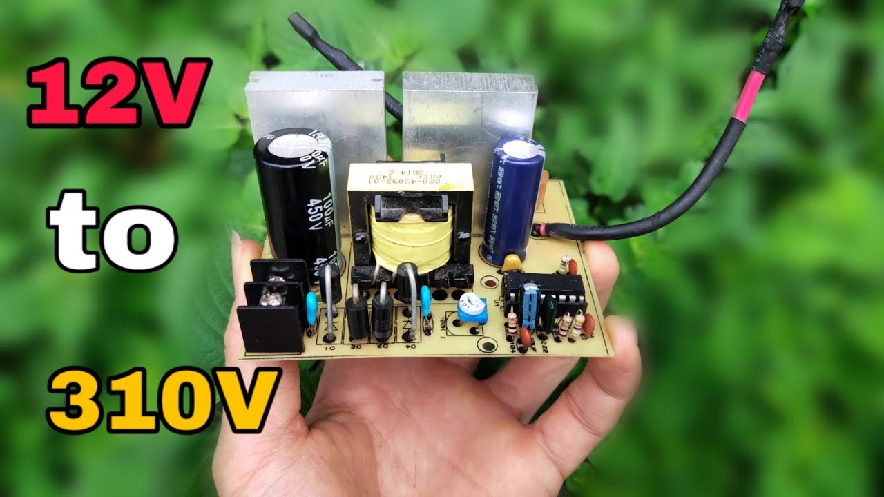 Chế Mạch Kích Điện 12V Lên 310V Đơn Giản || Đức Đức -... - youtube