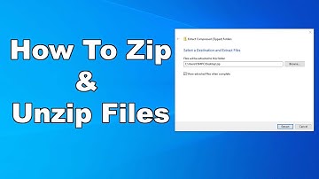 How To Zip And Unzip Files Or Folders On Windows 10 | A Quick And Easy Tutorial
