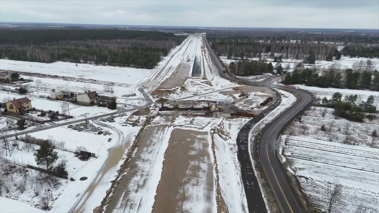 Budowa drogi ekspresowej S19 Lublin Lubartów tydzień 06