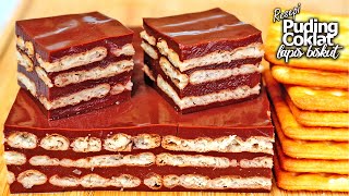Resepi puding coklat milo lapis biskut simple dan sedap dari yang lain.