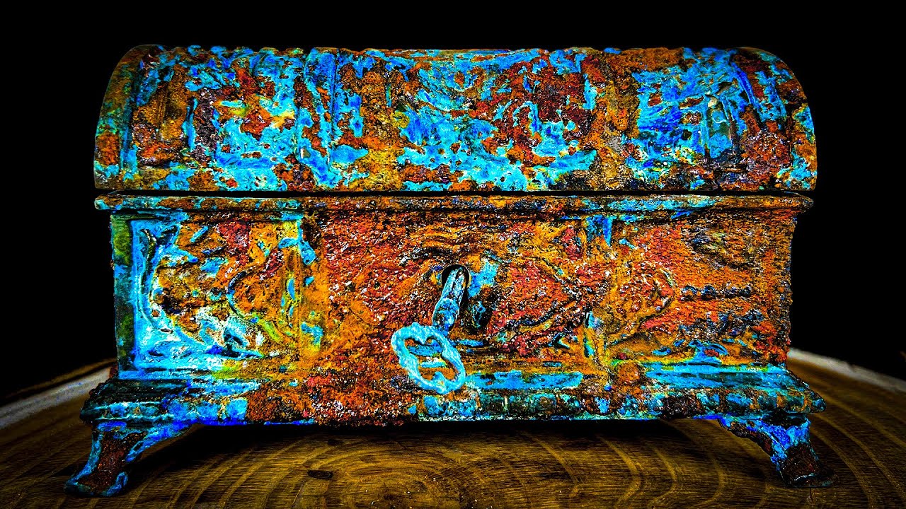 Extremely Beautiful Jewelry Box - Restoration with Incredible Result