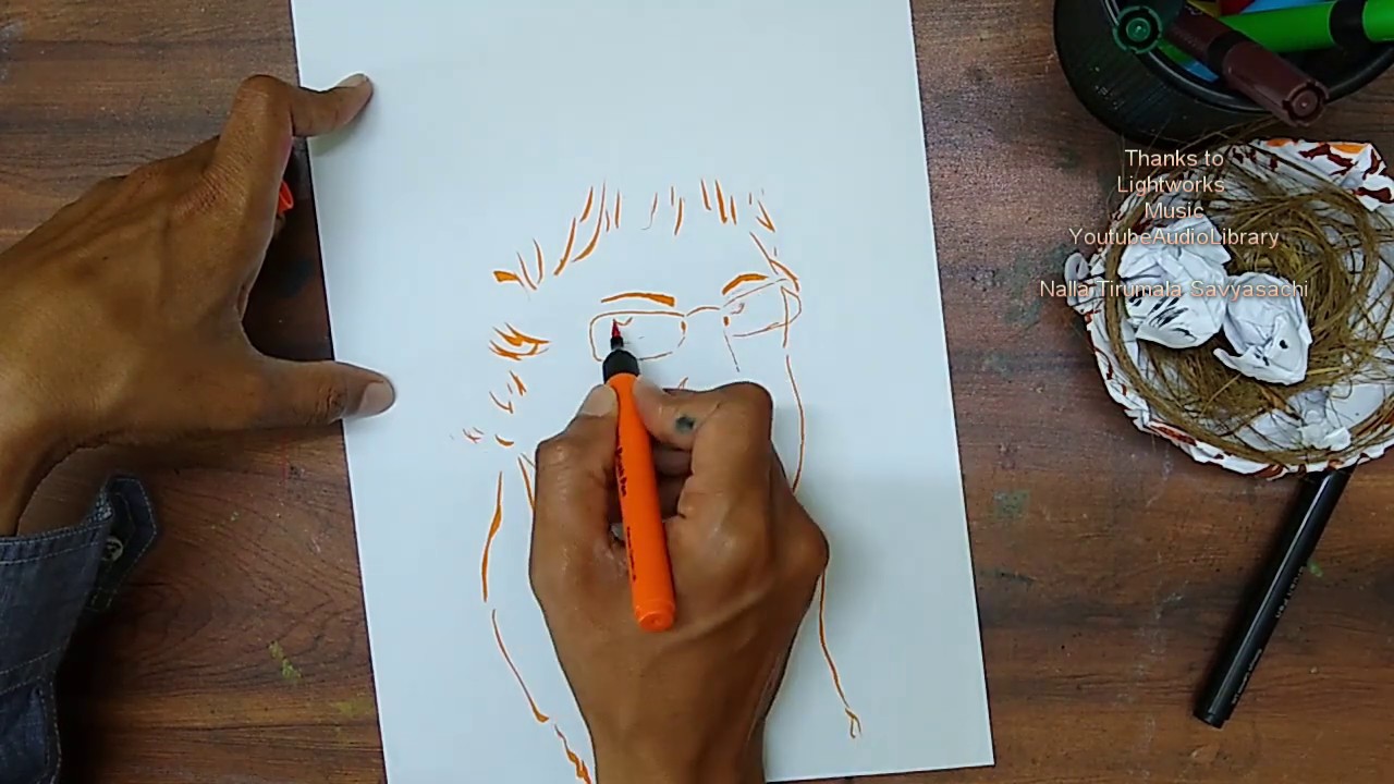 How To Draw David Elieser Deutsch British physicist - YouTube