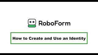 How to Create and Use an Identity