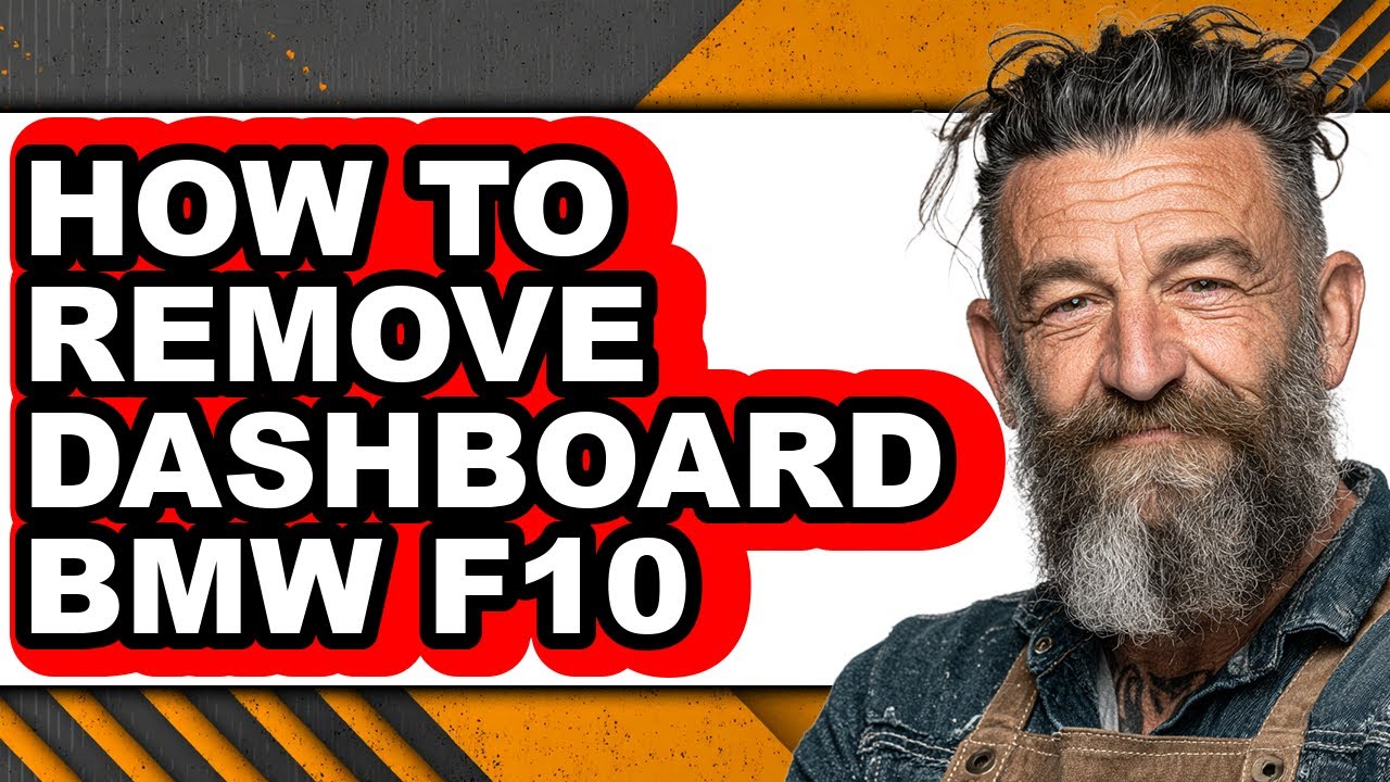 How to Remove Dashboard Bmw F10 (only Way)