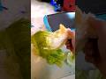 Smack the lettuce, remove the butt