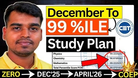 MHT CET 2026: Last 4 Months Plan to get COEP, VJTI, PICT - Start From December!🔥Complete Roadmap✅