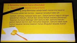 Pengajian Perniagaan Penggal 2 STPM : Akta kontrak bahagian 1- maksud kontrak dan elemen kontrak