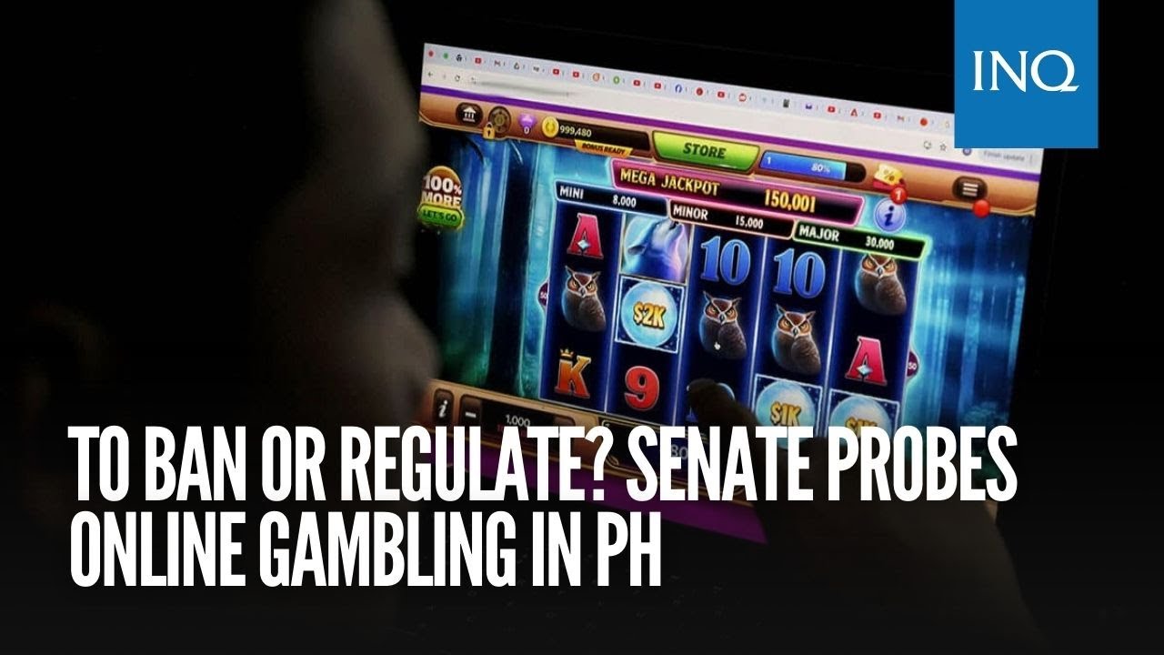To ban or regulate? Senate probes online gambling in PH - YouTube
