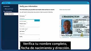 Cómo crear una cuenta en License eXpress (Washington) | Guía por Control Driving School 2/2