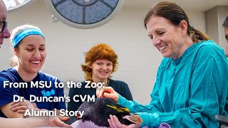 From MSU to the Zoo: Dr. Duncan's CVM Alumni Story Msu Cvm Alumni Advice