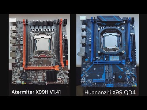 двухканал против четырехканала на Xeon LGA2011-v3 (Atermiter X99H V1.41 против Huananzhi X99 QD4)