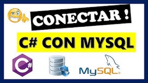 Como conectar MYSQL con C#