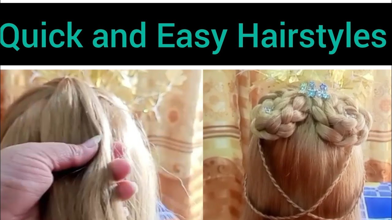 Quick and Easy Hairstyles | easy | hairstyle , - YouTube