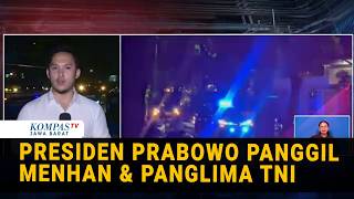 President Prabowo Summons Defense Minister Sjafrie and TNI Commander on Friday Night, What Happened?