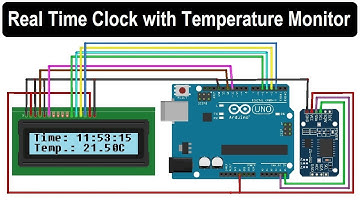 DS3231 Based Real Time Clock (RTC) & Temperature Monitor Using Arduino