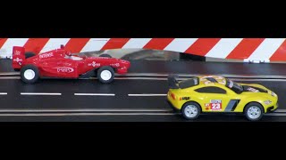 Running Generic-AliExpress 1/43rd. Scale Cars on 1/24th. Scale Evolution Double Carousel of Doom.