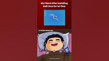 My Friend After installing kali linux #kalilinux #cybersecurity #memes #ytshorts #shorts #shortsfeed