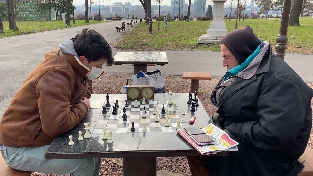 Sırbistan'da Sokak Satranççısı Dayı ile İlk Maçım (MAÇIN TAMAMI KESİNTİSİZ)
