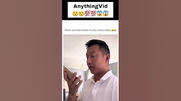 When you listen back to your voice note 🤣#shorts