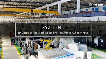 Case Study | 3D Vision-Guided Machine Tending of Hydraulic Cylinder Parts