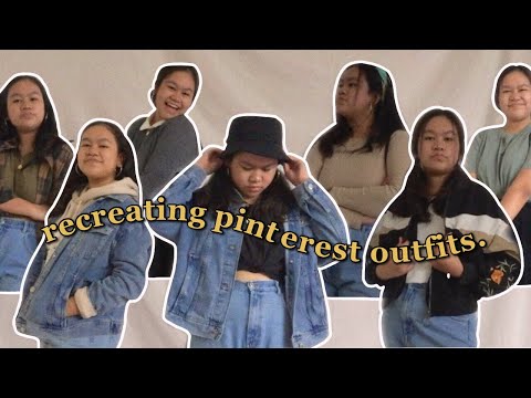 recreating trendy pinterest outfits
