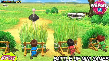 Wii Party U - Battle of Mini Games ( 미니게임대회, Expert CPU, Eng Sub ) Player Kelvin