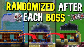 Terraria Hardmode, But the Blocks Keep Getting Randomized...