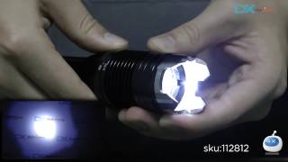 DX: TR-J1 Cree XM-L T6 900LM 4-Mode White LED Diving Flashlight