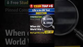 🚨 EXAM TRAP #6 | When did WWI begin? #lifeintheuktest #uktest #shorts