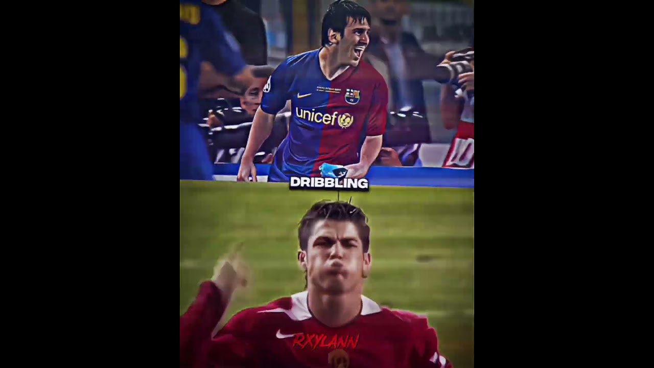 Young Messi VS Ronaldo
