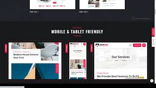 Archcode - Architect Design WordPress Theme studio interior design Website Builder