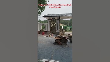 ✅ Lắp đặt cổng nhôm đúc tại Quảng Bình