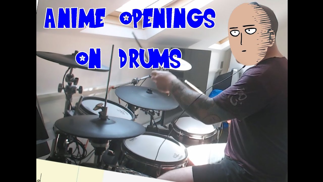 Playing Anime Openings on Drums 🥁 YouTube