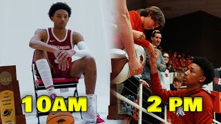 Day in the Life of a 5 Star official visit | Nick Smith Jr.