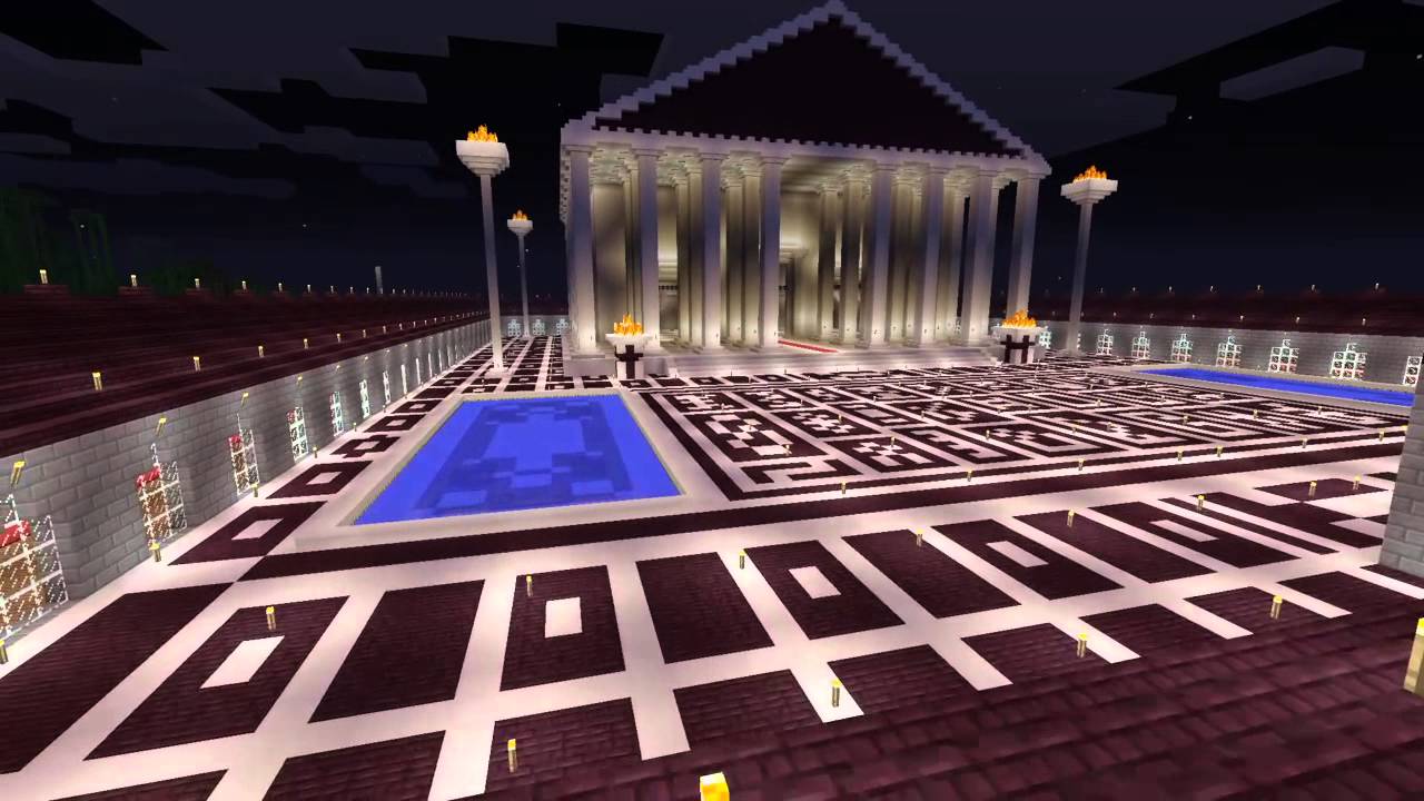 MINECRAFT: Roman Temple of the Ancients - YouTube