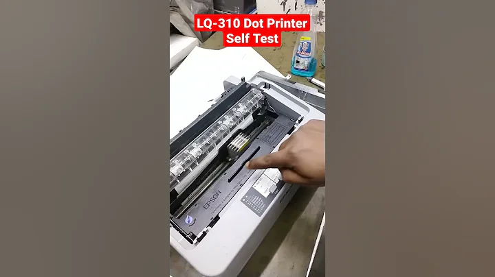 #epson #LQ310 dot printer #Self test