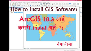 How to install GIS Nepali ll GIS ll ARCGIS 10.3 Full Package llARCGIS 10.3 लाई कसरी Install गर्ने